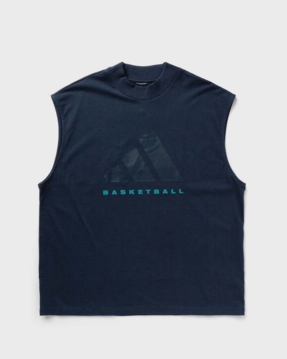

Футболка Adidas Basketball Sleeveless Tee, цвет aurink