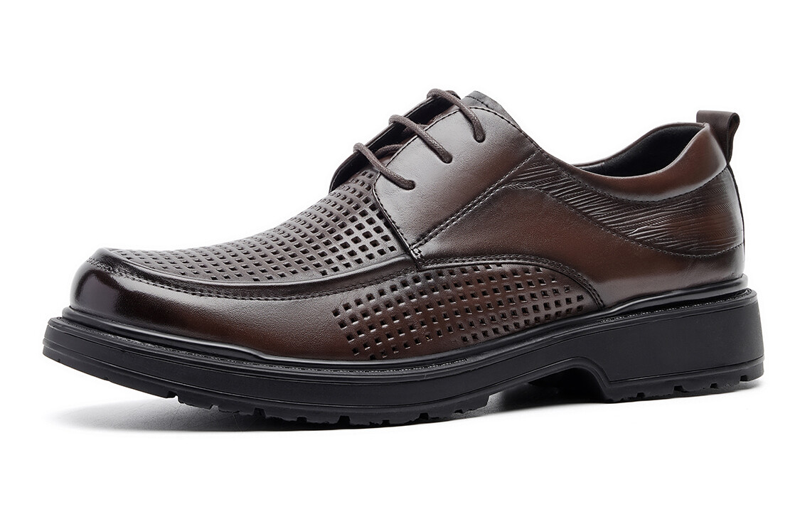 Туфли CВ°BANNER Dress Shoes Men Low-Top Brown — фото 2