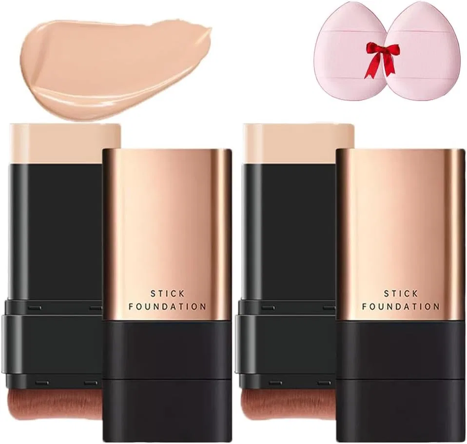 Тональный стик 2-в-1 с кистью, Natural, No Brand, 20 г