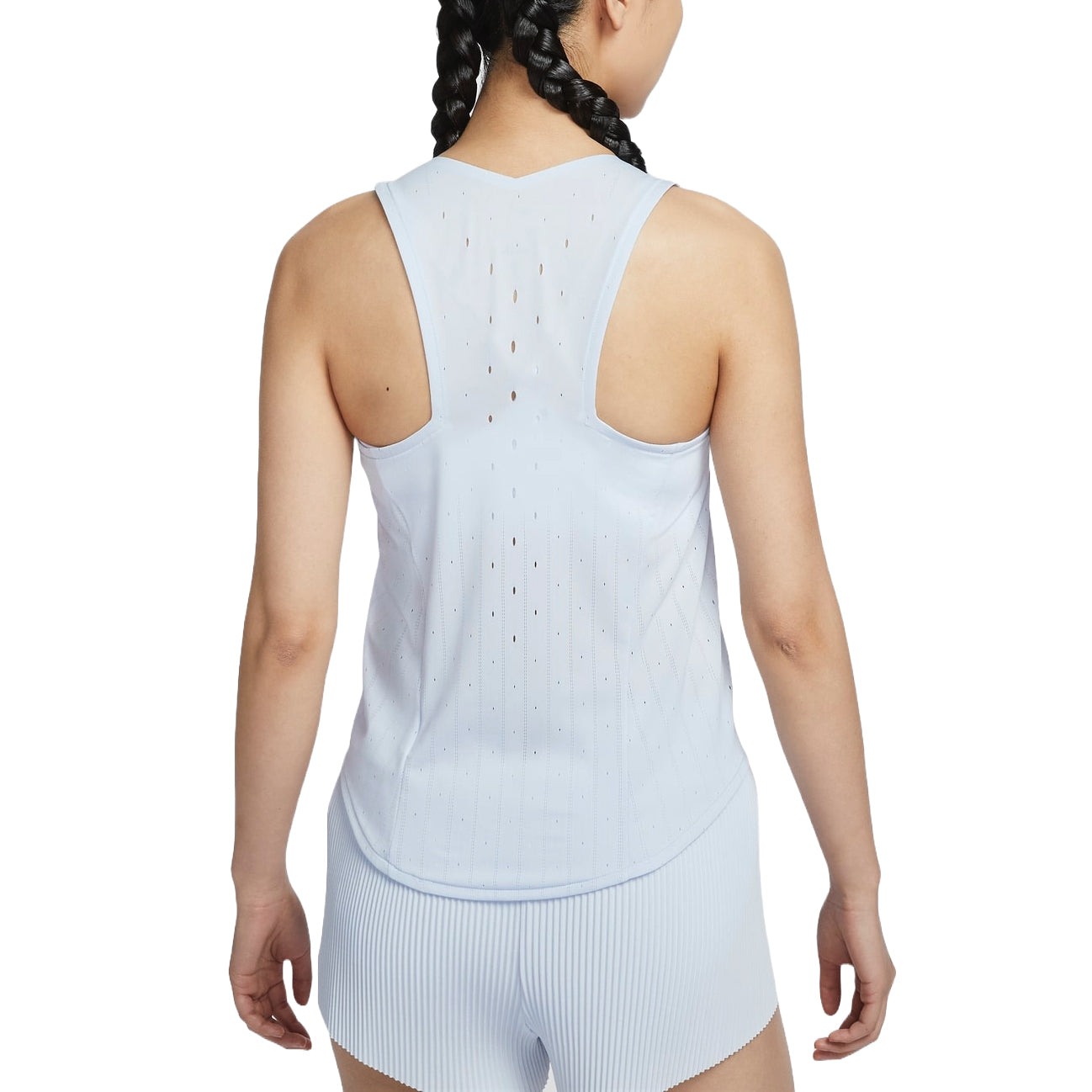 Топ (WMNS) Nike AeroSwift Dri-FIT ADV Running Singlet Asia Sizing 'Football Grey' — фото 2