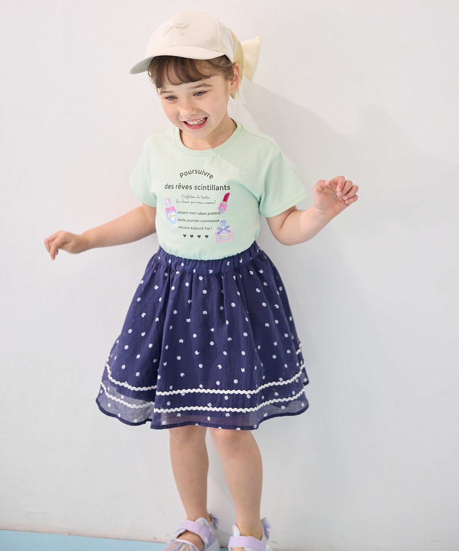 Стильная и освежающая футболка с логотипом ANY KIDS, Mint [062] — фото 4