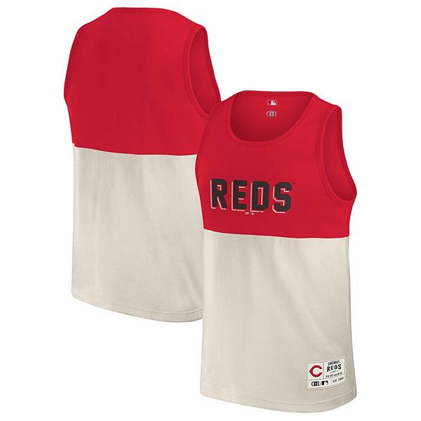 

Мужской красный топ Cincinnati Reds с цветными блоками Darius Rucker Collection By Fanatics