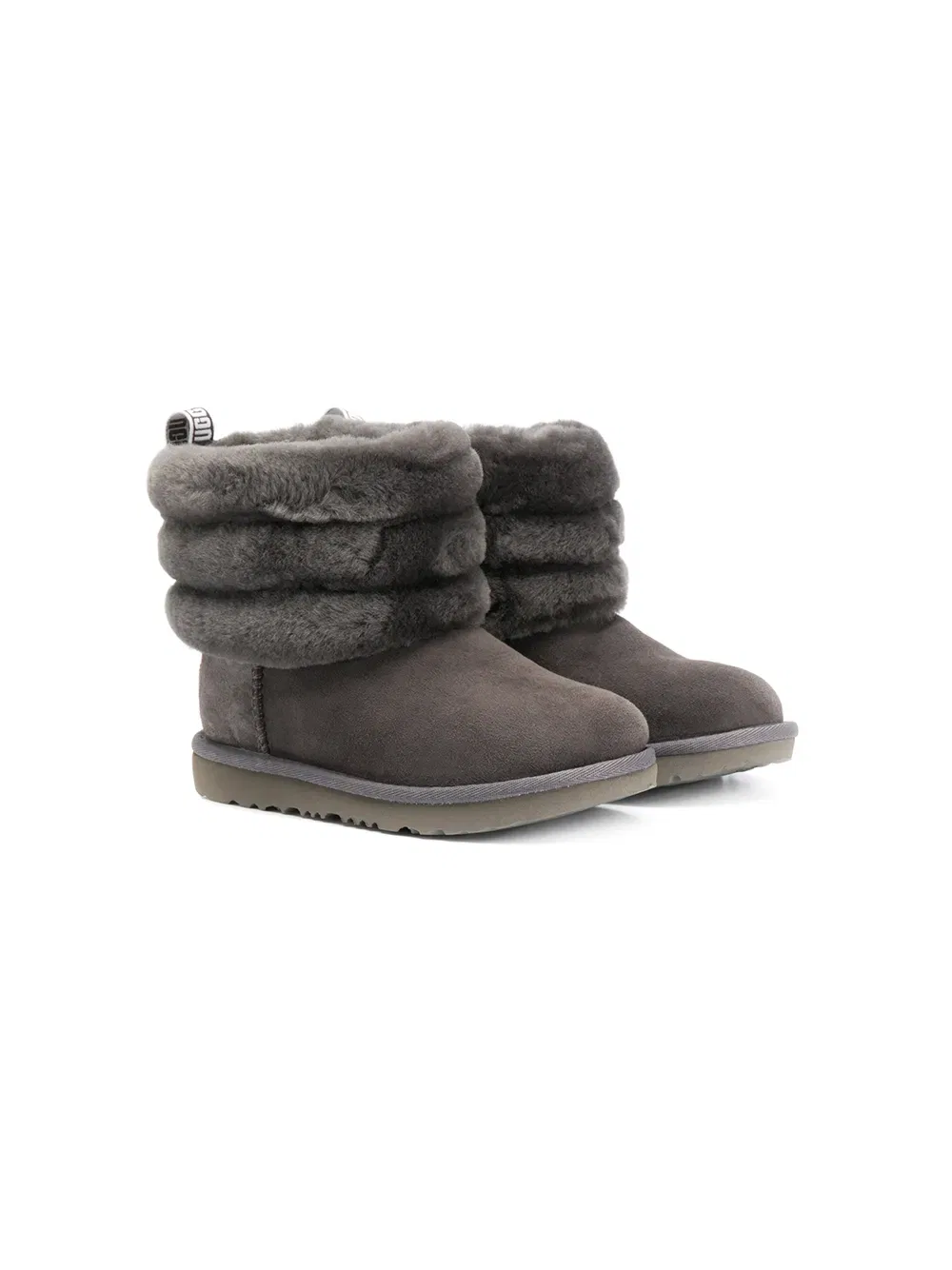 Замшевые ботильоны Ugg Kids, серый