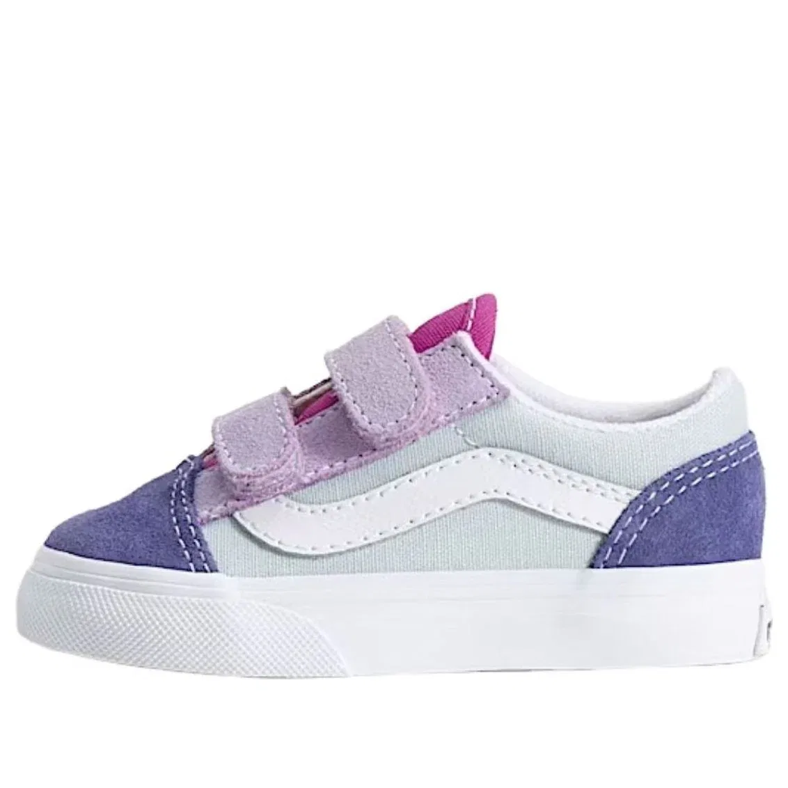 Кеды Vans Old Skool V 'Blue Pink Purple' VN000Z9TBMB, фиолетовый