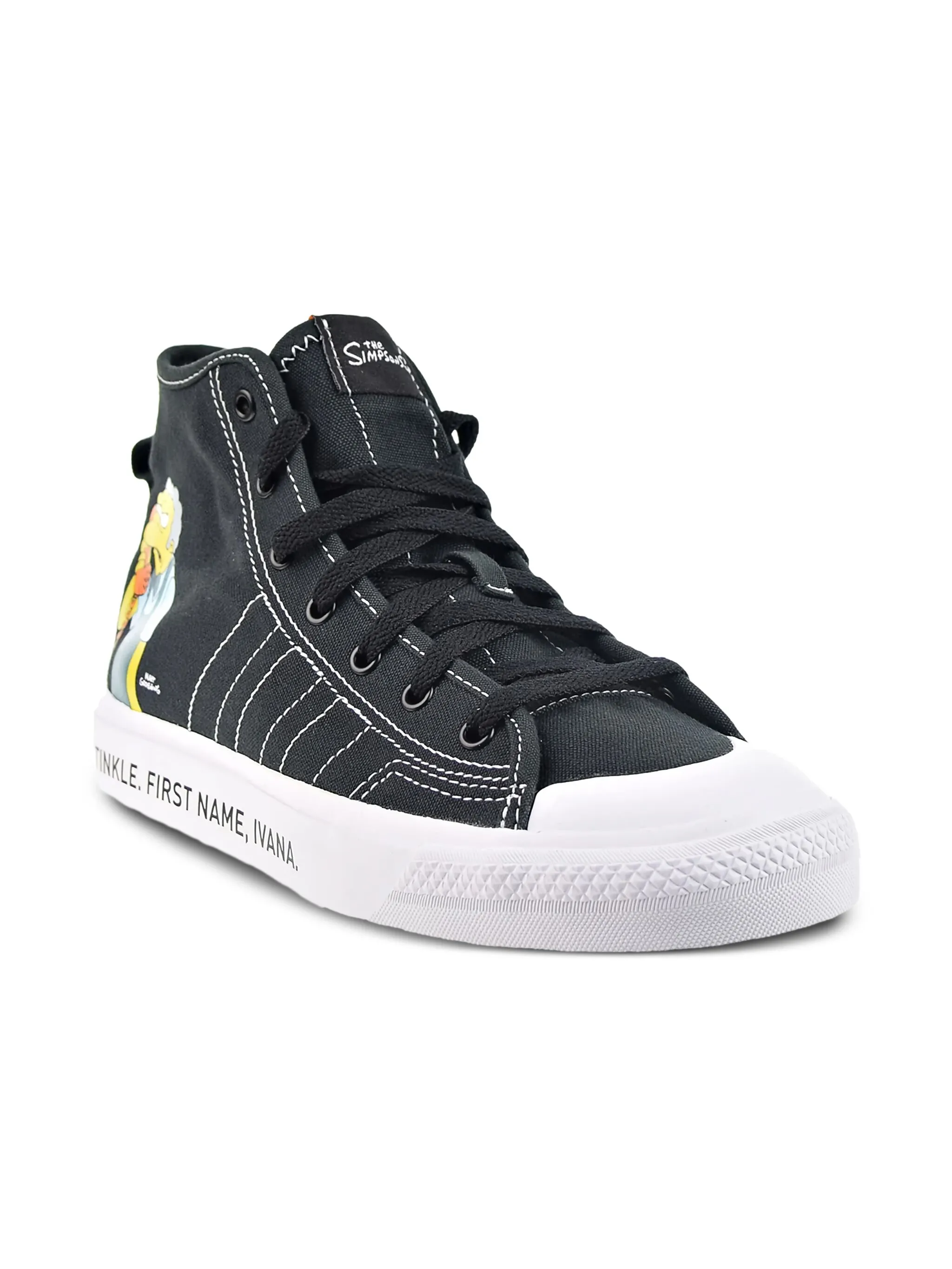 

Высокие кеды Nizza из коллаборации с The Simpsons Adidas Kids, черный