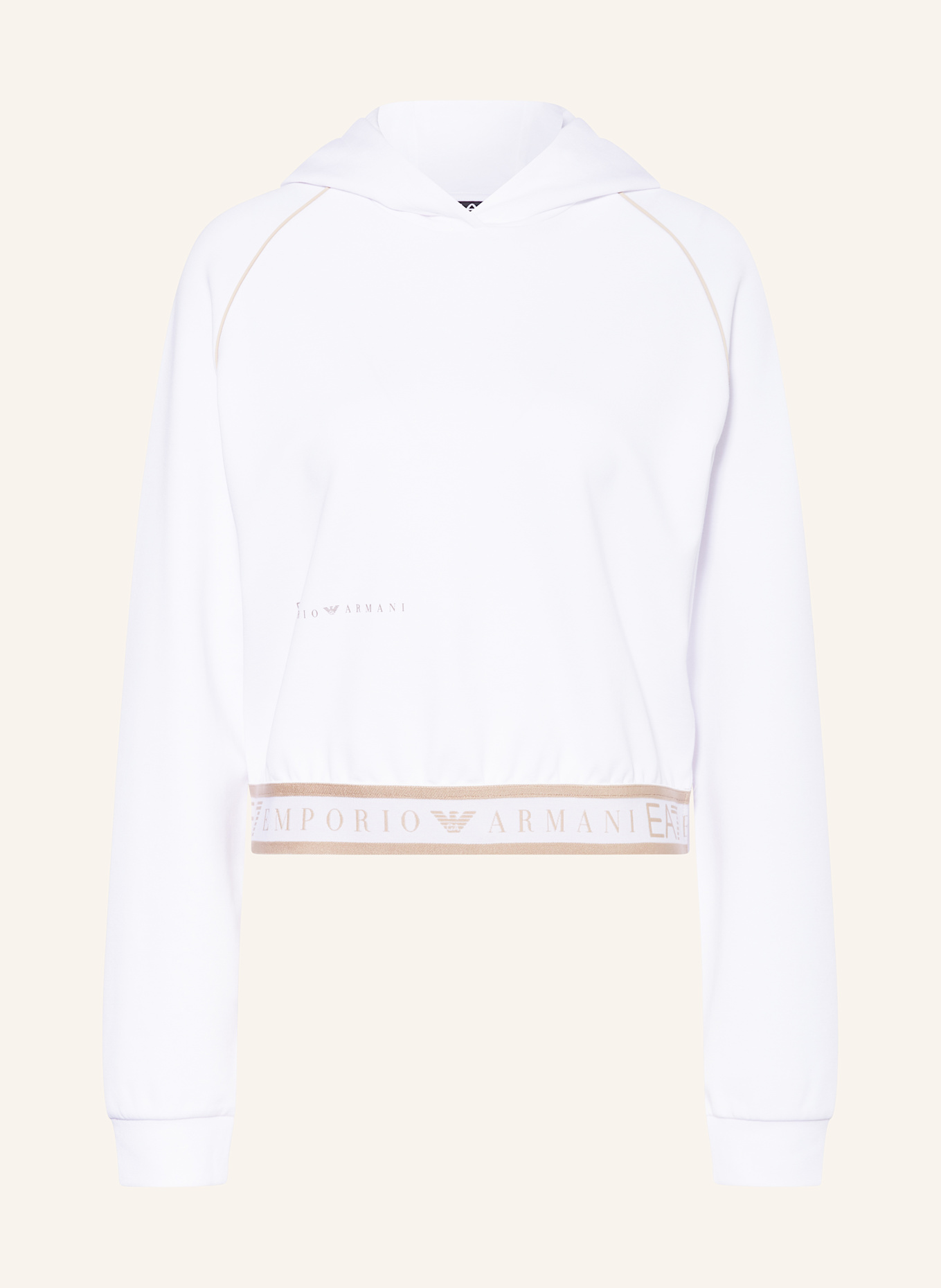 

Толстовка с капюшоном Ea7 Emporio Armani, белый