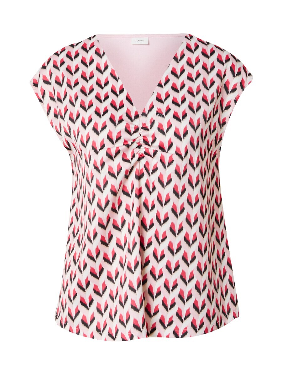 

Блуза s.Oliver BLACK LABEL Blouse, цвет pink/pastel pink/dark pink