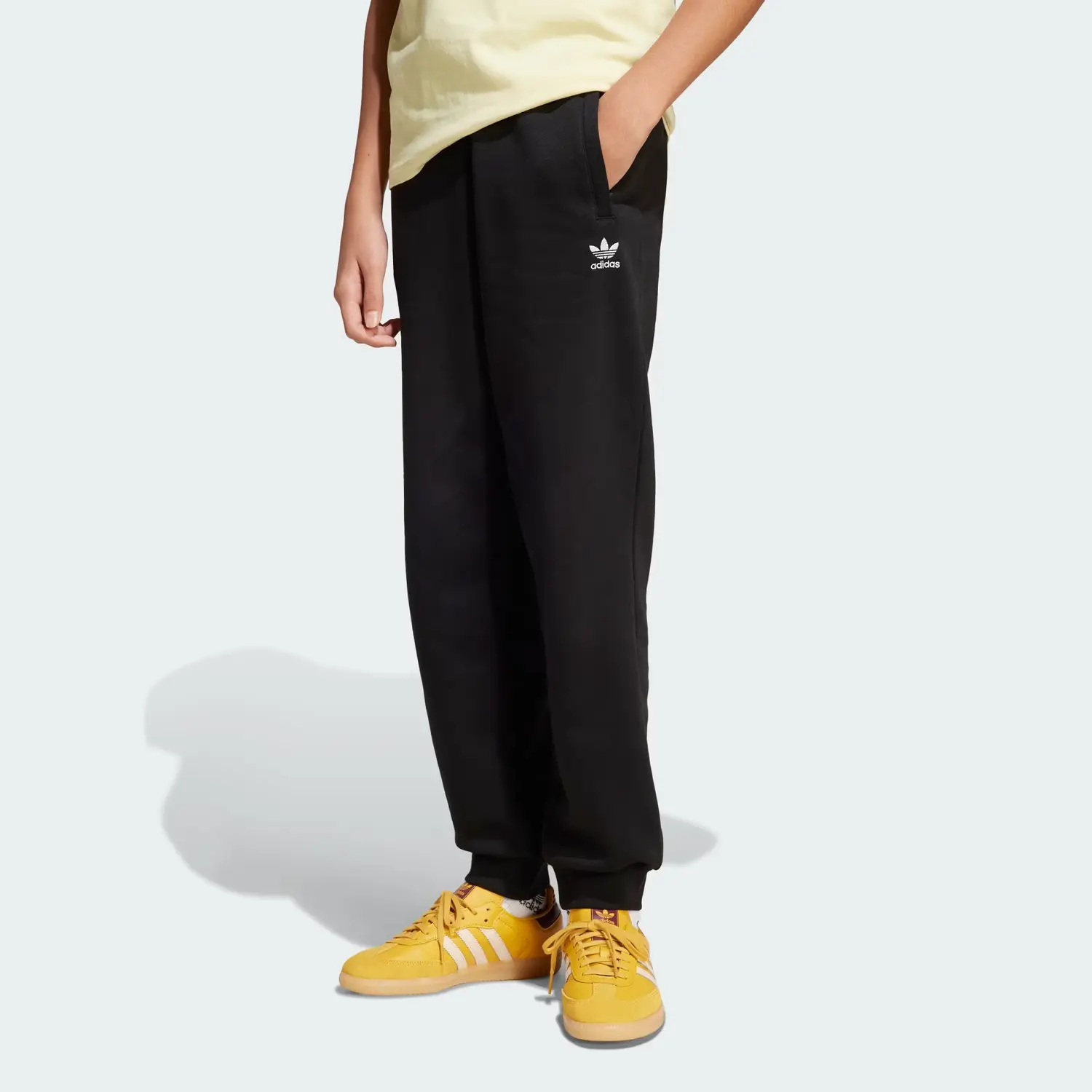 Adidas Originals Вязаные спортивные штаны для подростков, черные — фото 4