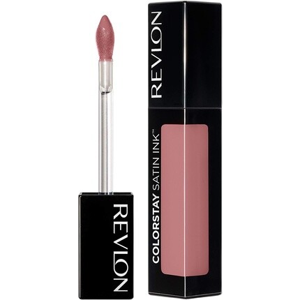 

Revlon ColorStay Satin Ink Liquid Lipstick Стойкие насыщенные цвета для губ с маслом семян черной смородины 007 Соучастник в преступлении, 1 шт.