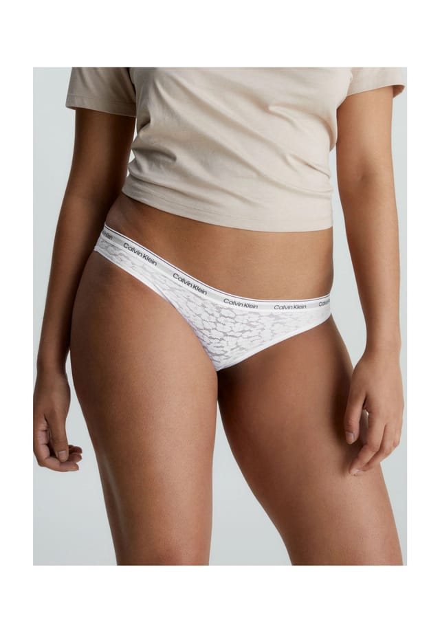 

Современные трусы д/л с эластичным поясом Calvin Klein, белый