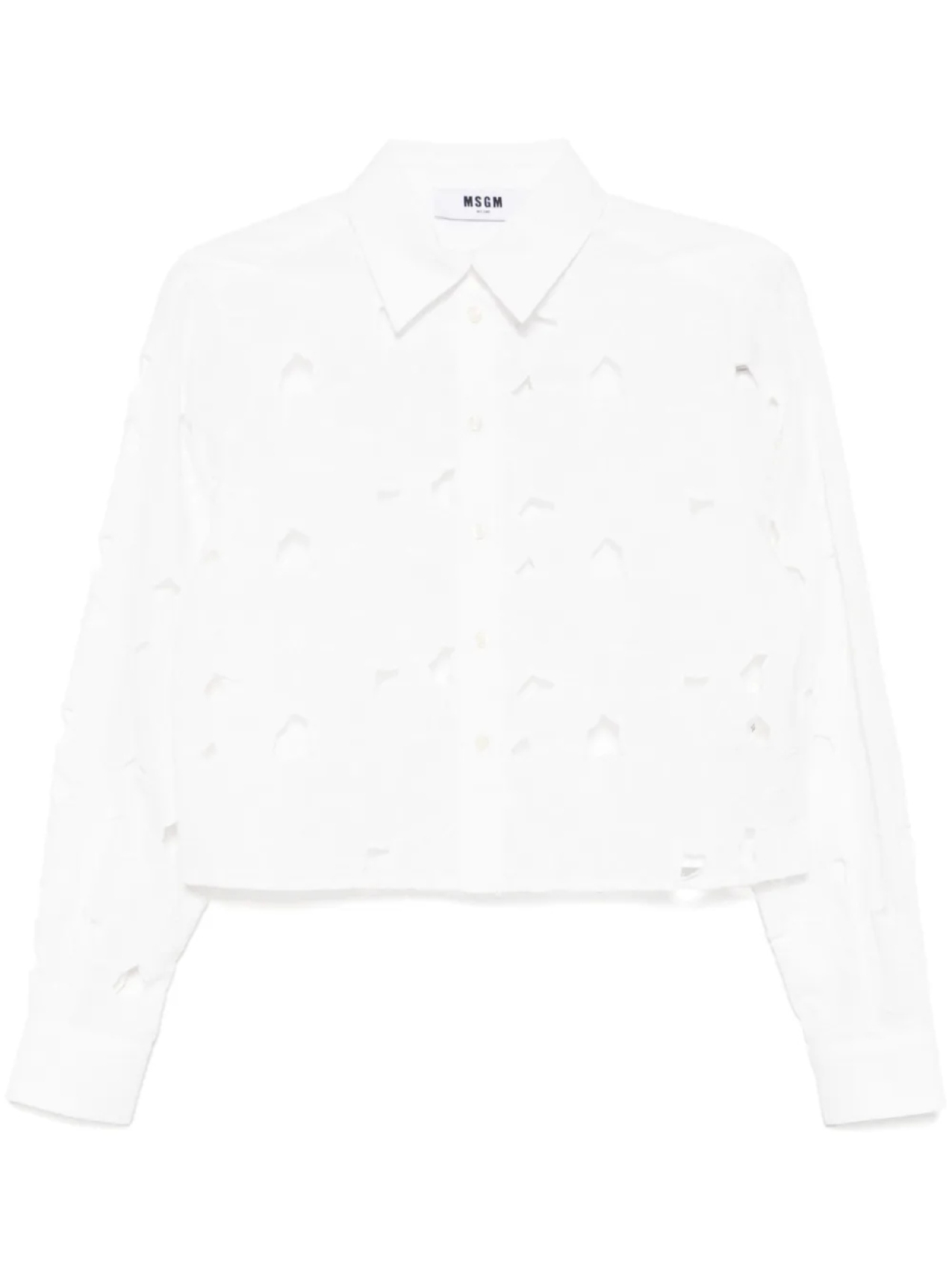 

MSGM рубашка на пуговицах, белый