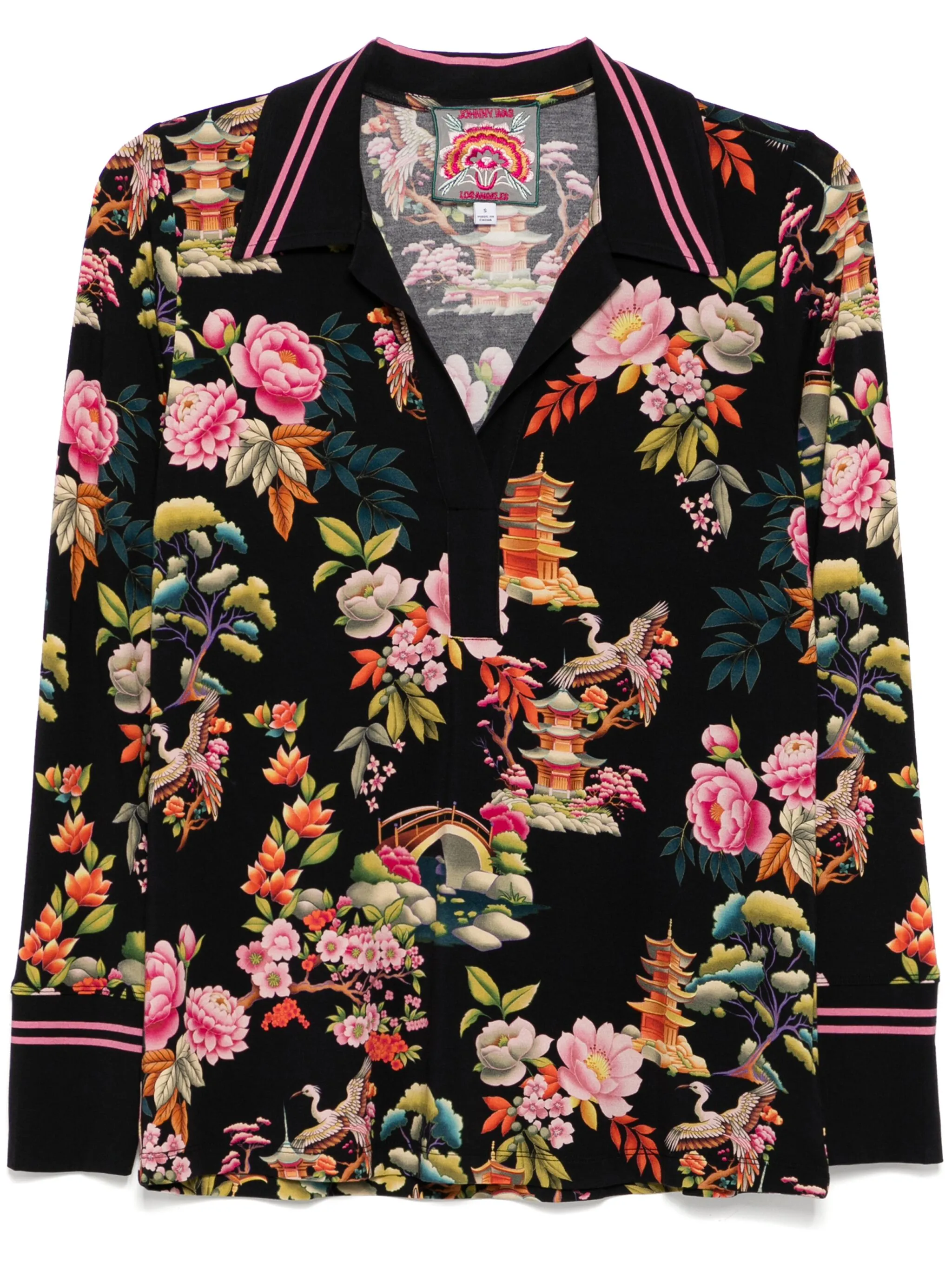 

Рубашка хенли The Janie Johnny Was, синий