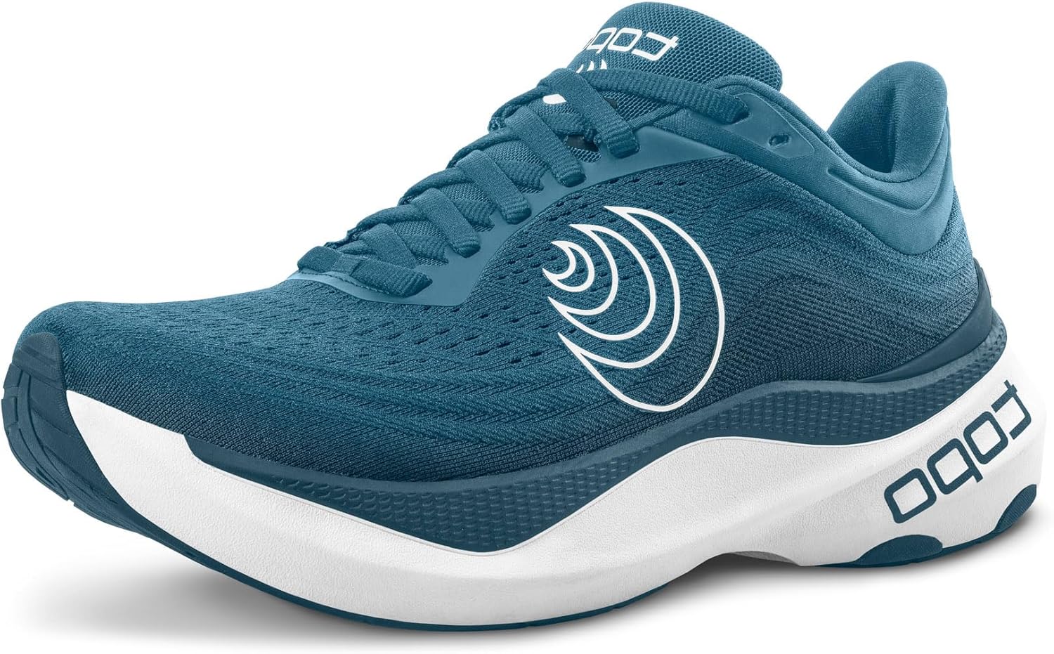 

Мужские легкие беговые кроссовки Topo Athletic Aura с комфортным перепадом 5 мм, спортивная обувь для бега по дороге, белый/синий