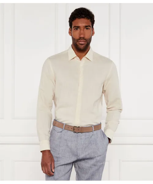 

Льняная рубашка c-hal-kent-c3-223 Casual fit Boss, бежевый