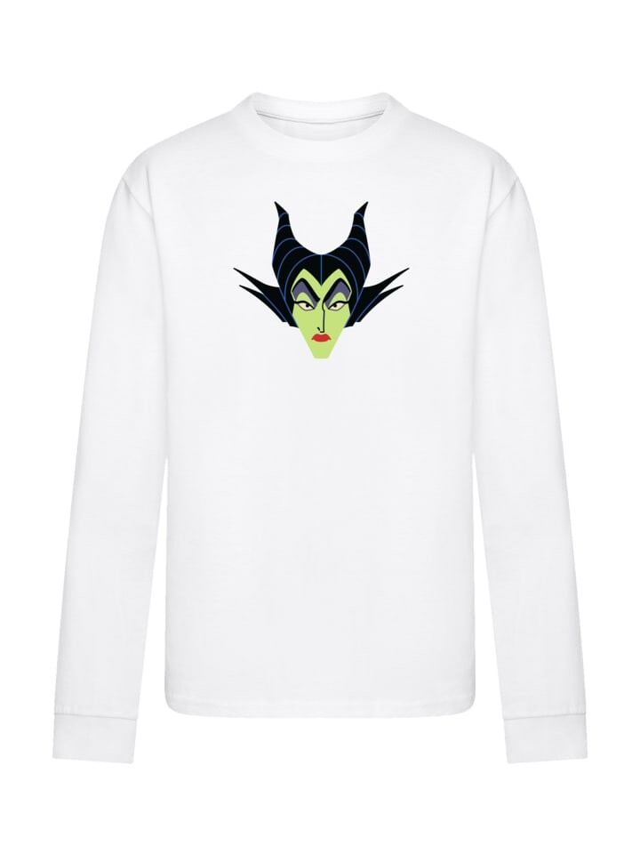 

Футболка F4NT4STIC Langarm T-Shirt Disney Bösewichte Maleficent Face, белый