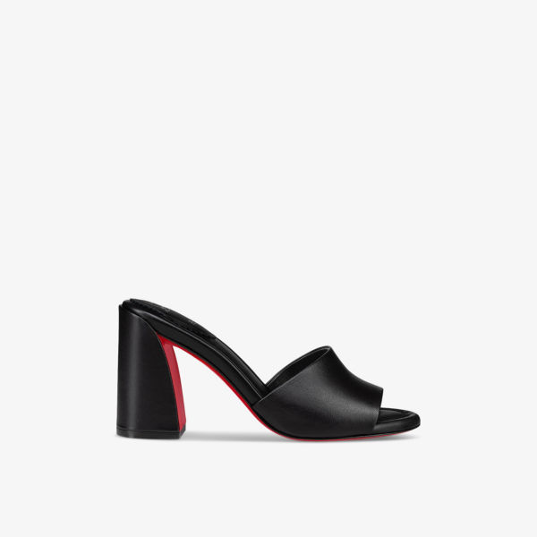 

Кожаные сабо jane 85 Christian Louboutin, черный