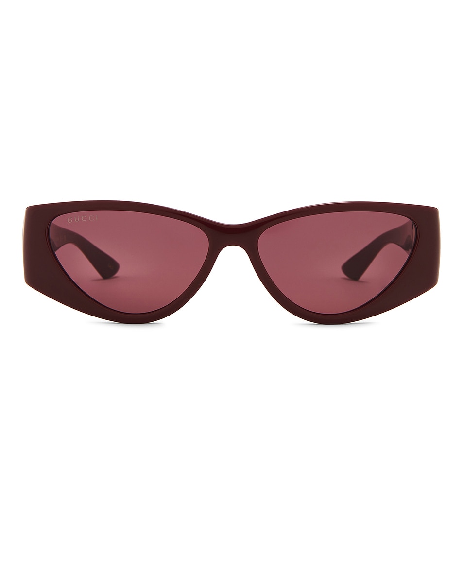

Солнцезащитные очки Hailey Gucci, Burgundy & Red