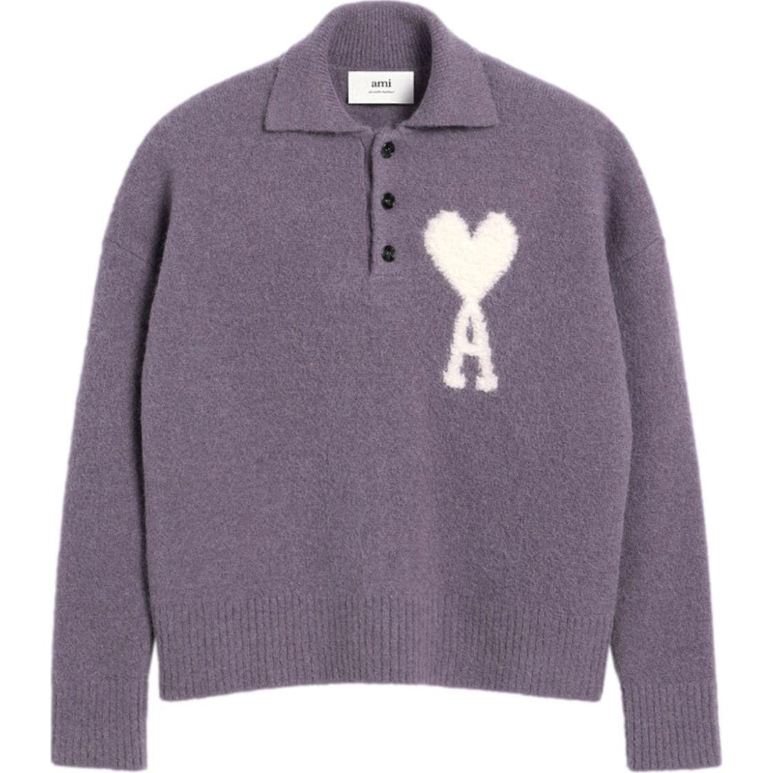 

Ami Paris Ami De Coeur Поло Свитер AMIPARIS, Светло-фиолетовый