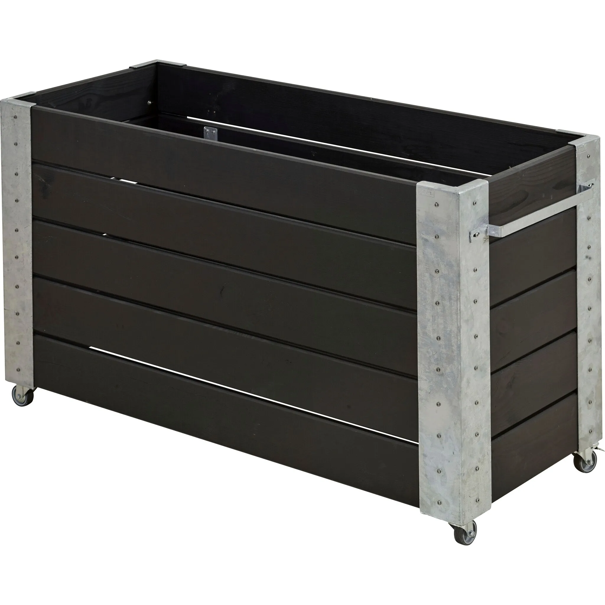 

Коробка для цветов PLUS «Кубик», ШxГxВ: 50x120x70 см, цвет Schwarz RAL 9005