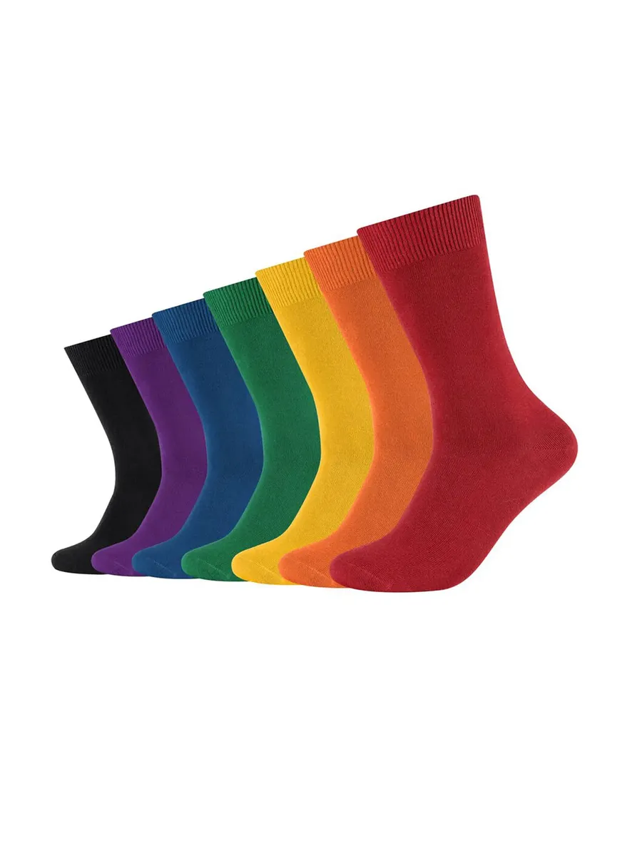 

Носки Camano "Носки в упаковке, 7 шт.", цвет Rainbow