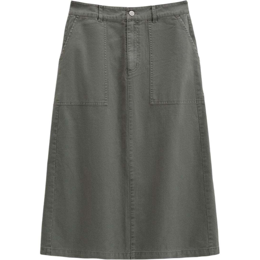 

Повседневная длинная юбка женская GAP, зеленый