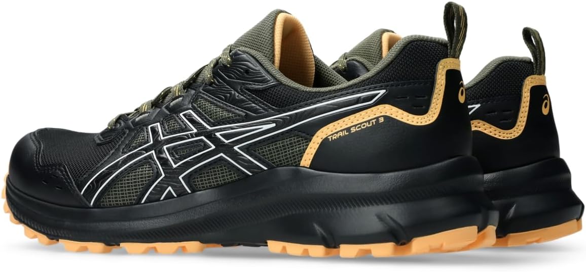Беговые кроссовки Asics Men's Trail Scout 3, белый/черный — фото 3