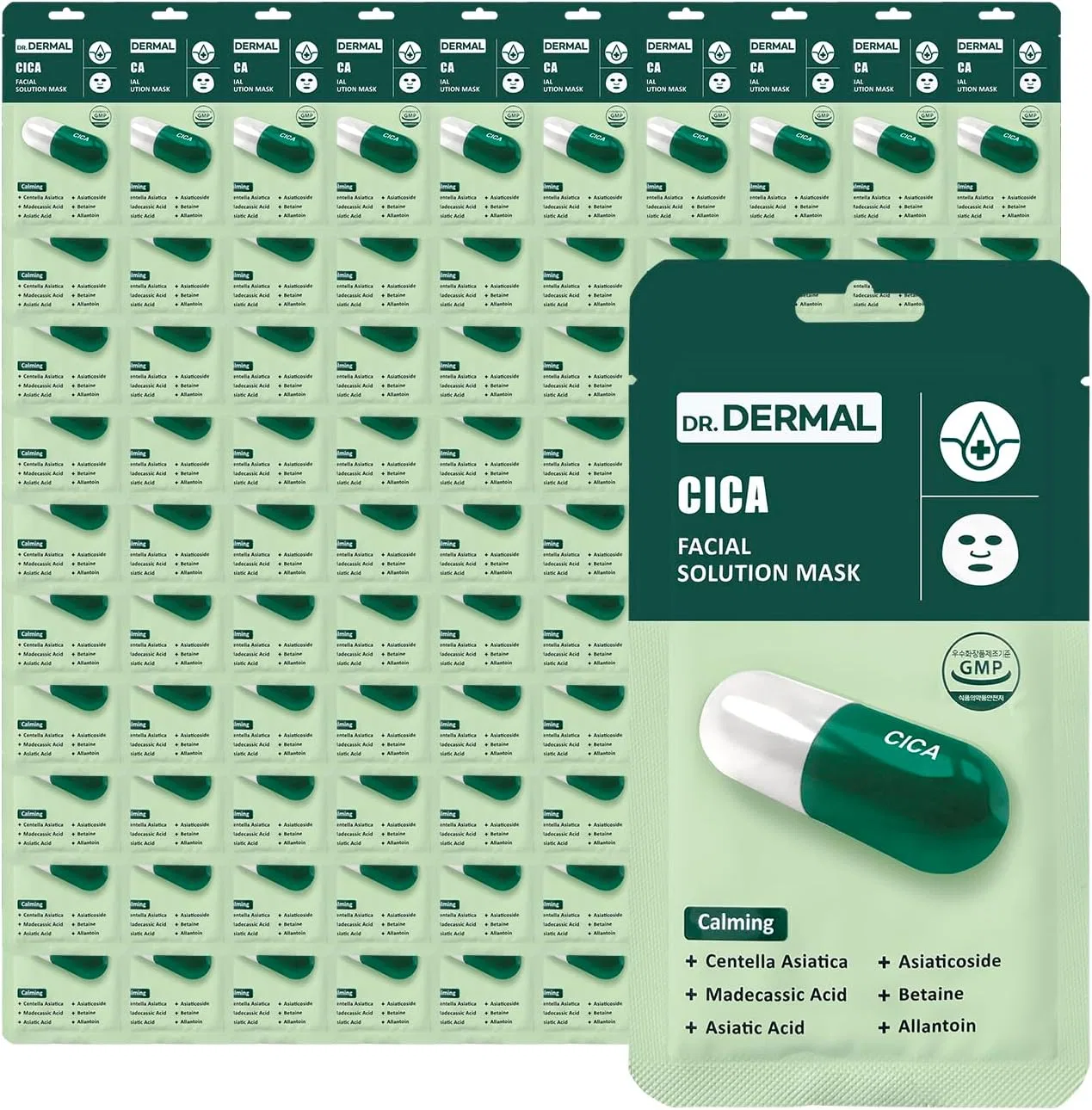 Маска для лица Dr.Dermal — CICA, 100 листов