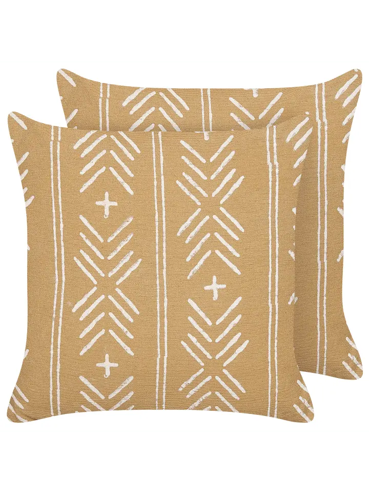 

Декоративная подушка Beliani 2er Set Deko BANYAN, цвет beige/weiß