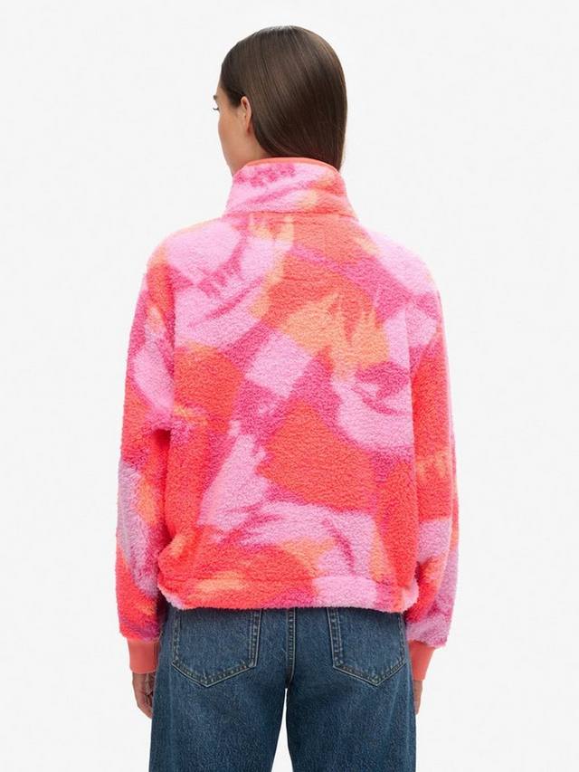 Супермягкий джемпер хенли с принтом Superdry, Brush Camo Coral — фото 2