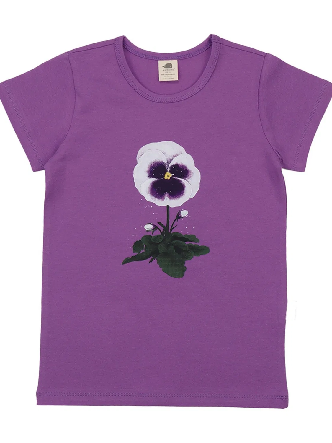Футболка 'Walkiddy - Purple Violas T-Shirt' Walkiddy, Lilac