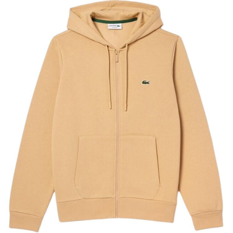 

LACOSTE Свитшот мужской бежевый с капюшоном Moderate Cardigan