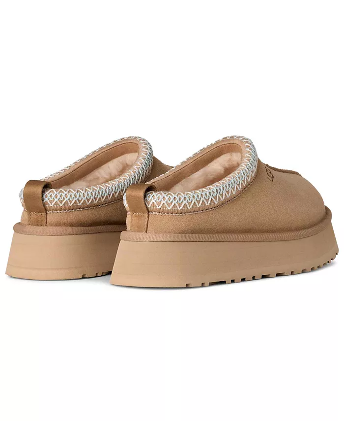 Женские тапочки UGG Tazz II на платформе UGG, коричневый/бежевый — фото 3