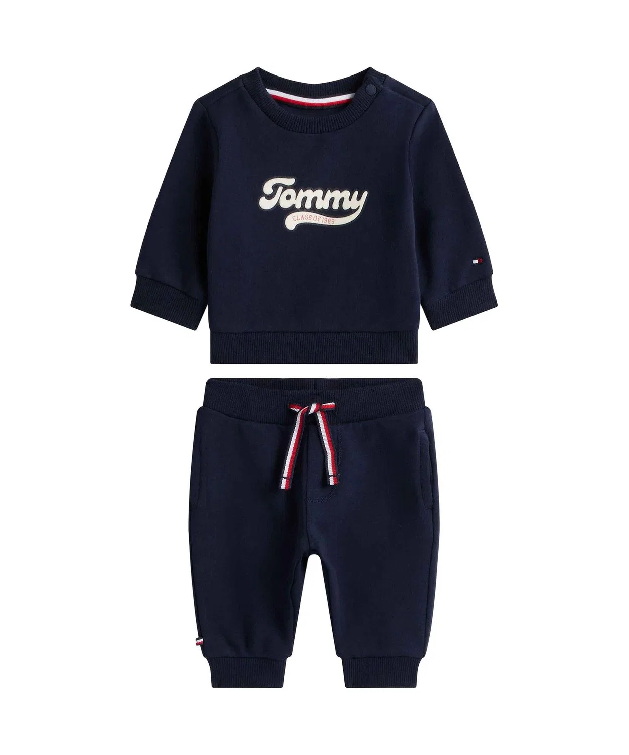 Детский костюм из 2 предметов Tommy Hilfiger с принтом, тёмно-синий