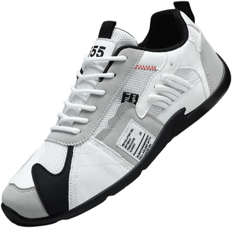 

Мужские кроссовки большого размера, модные, легкие, на удобной подошве - комфортные для бега и повседневной носки Spkfhd, белый