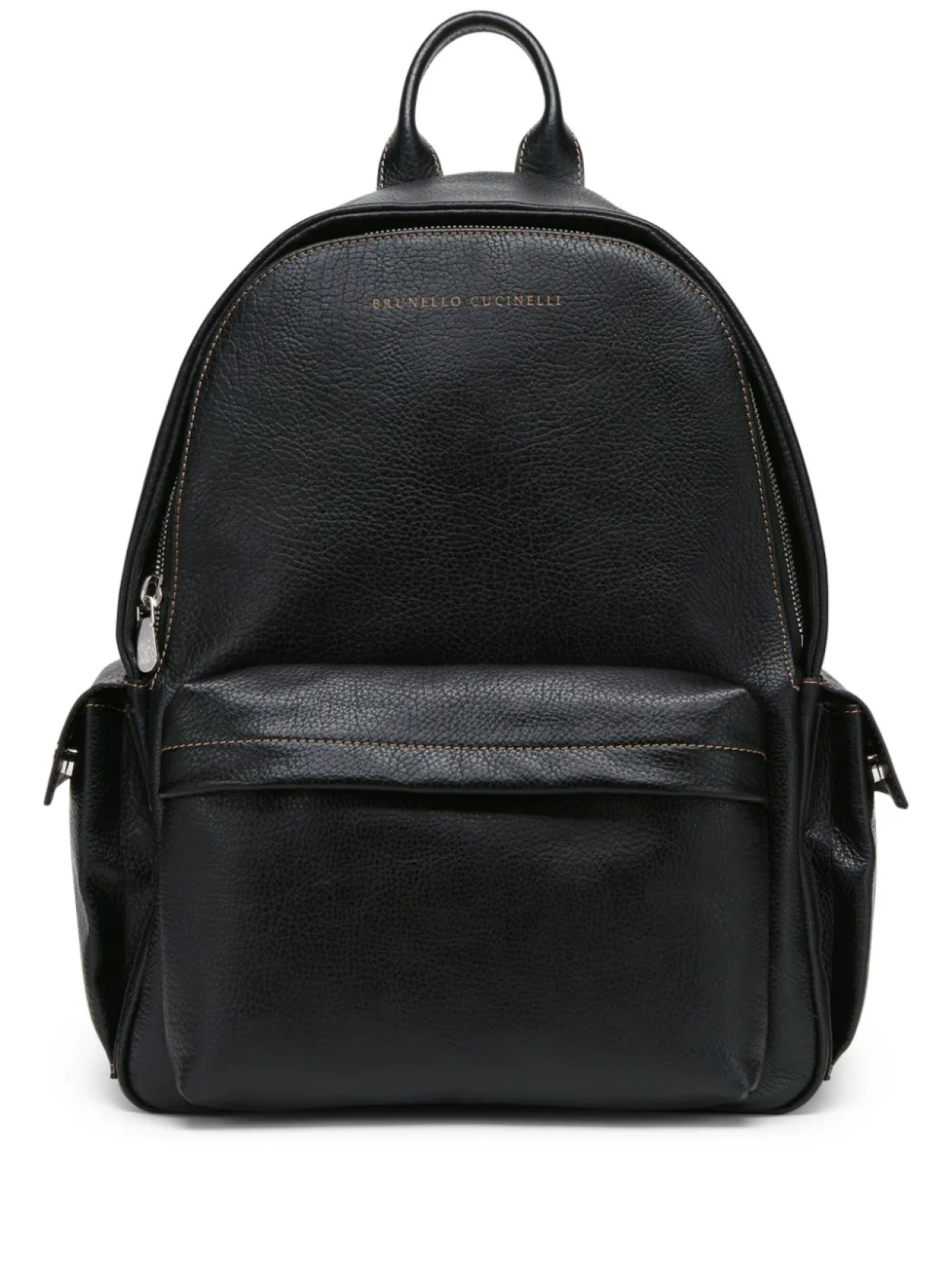 

Brunello Cucinelli кожаный рюкзак, черный