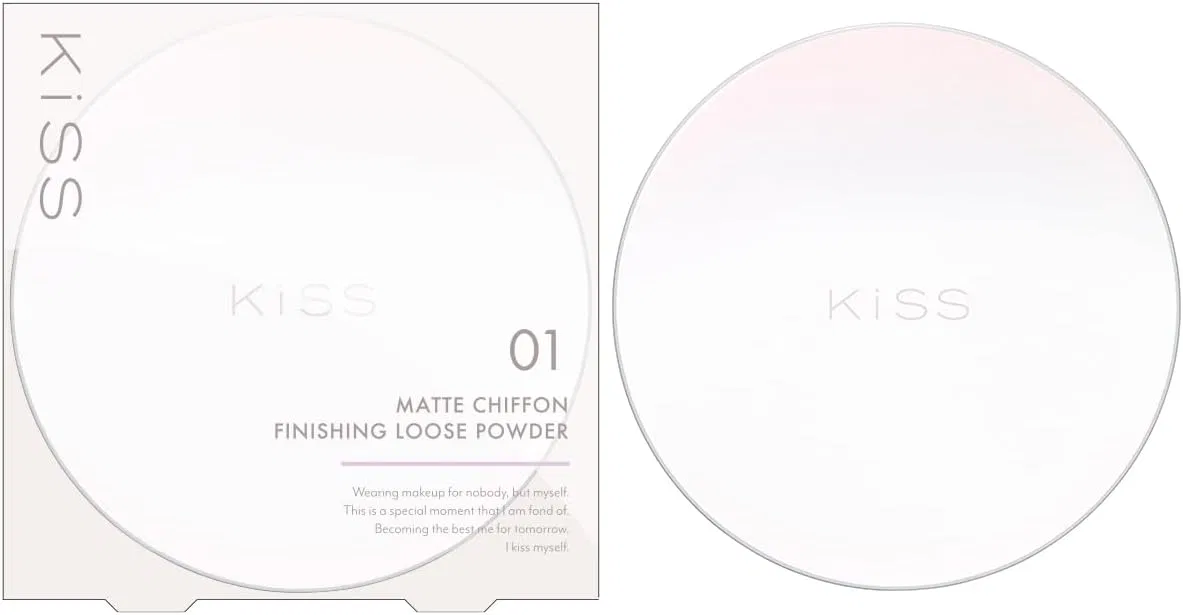 Пудра рассыпчатая матовая Kiss Matte Chiffon Finish, 01 Light, 14 г