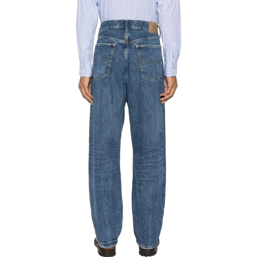 Джинсы Wide Leg Polo Ralph Lauren 32 — фото 4