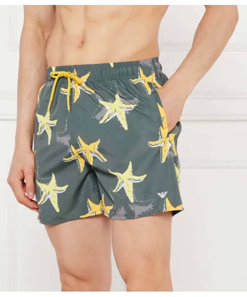 

Пляжные шорты Regular fit Emporio Armani, серый