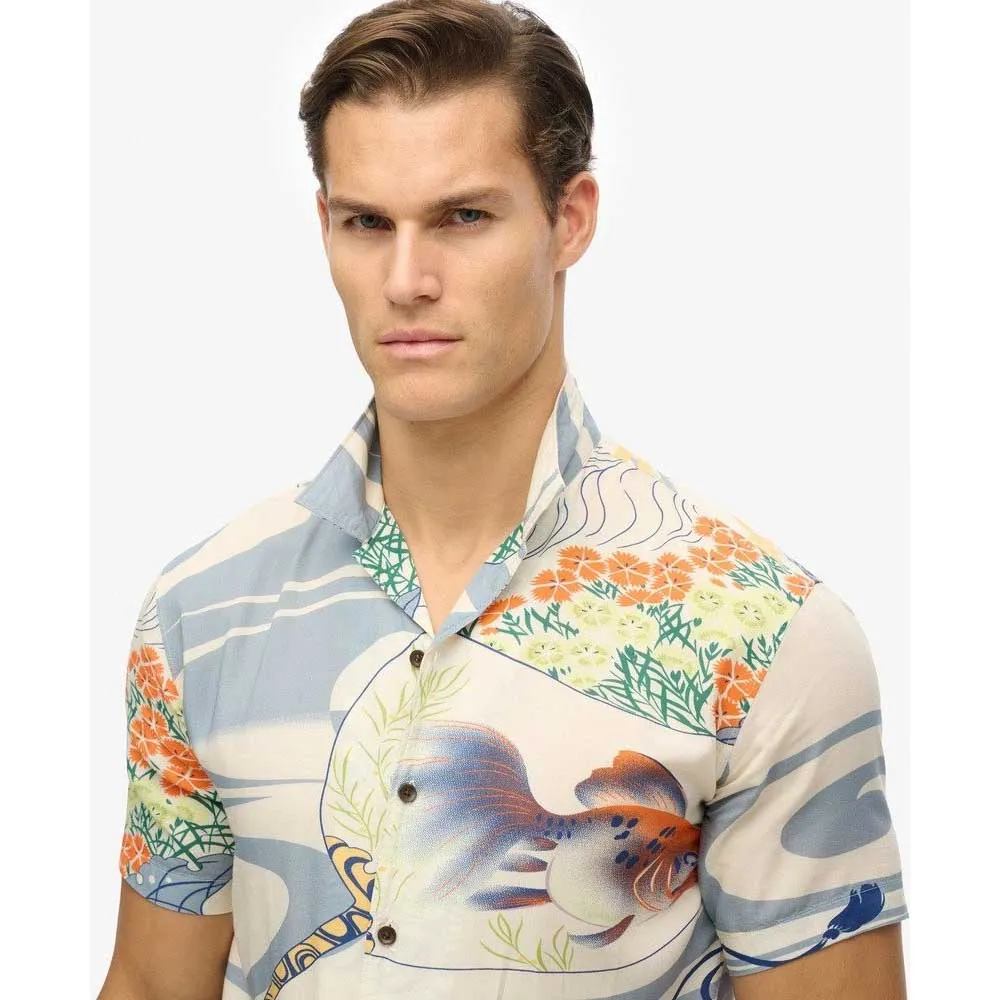 Рубашка с коротким рукавом Superdry Merchant Hawaiian, разноцветный — фото 4