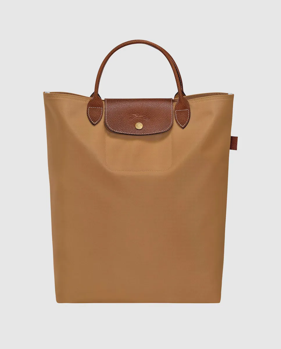 

Большая сумка-тоут Le Pliage на молнии среднего размера Longchamp, желтый