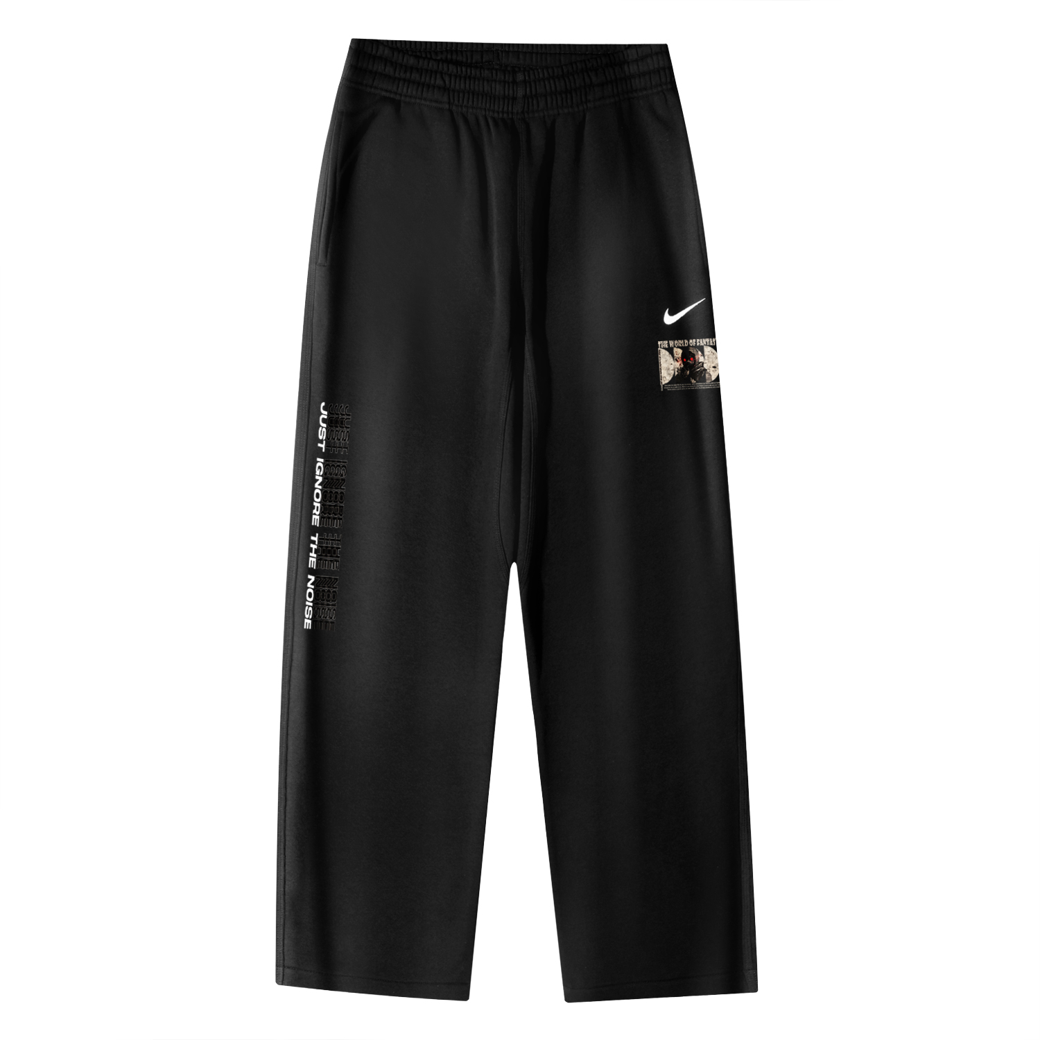 

Nike Клубные брюки AS OH Pant Swoosh NF вязаные спортивные штаны Unisex черные