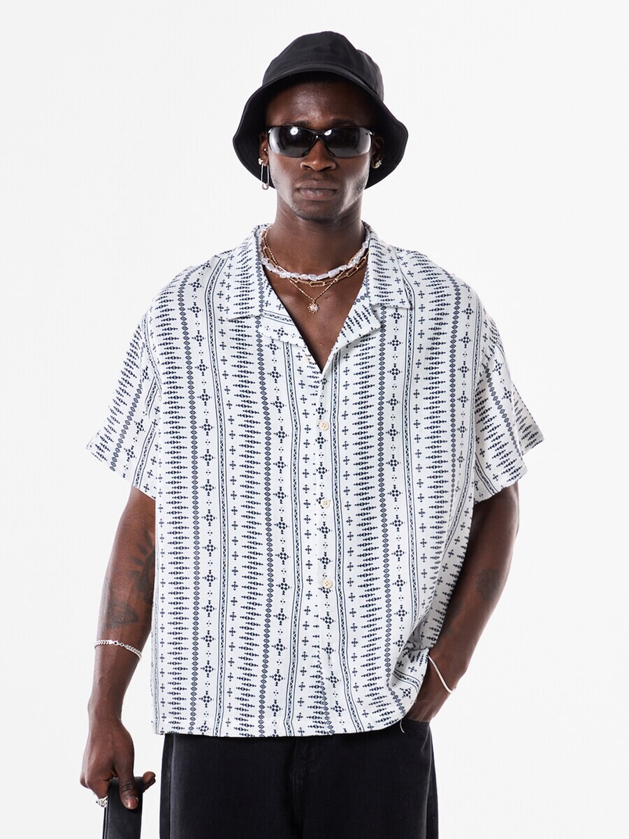 

Повседневная рубашка VAMOS CLO Comfort fit Button Up Shirt, белый