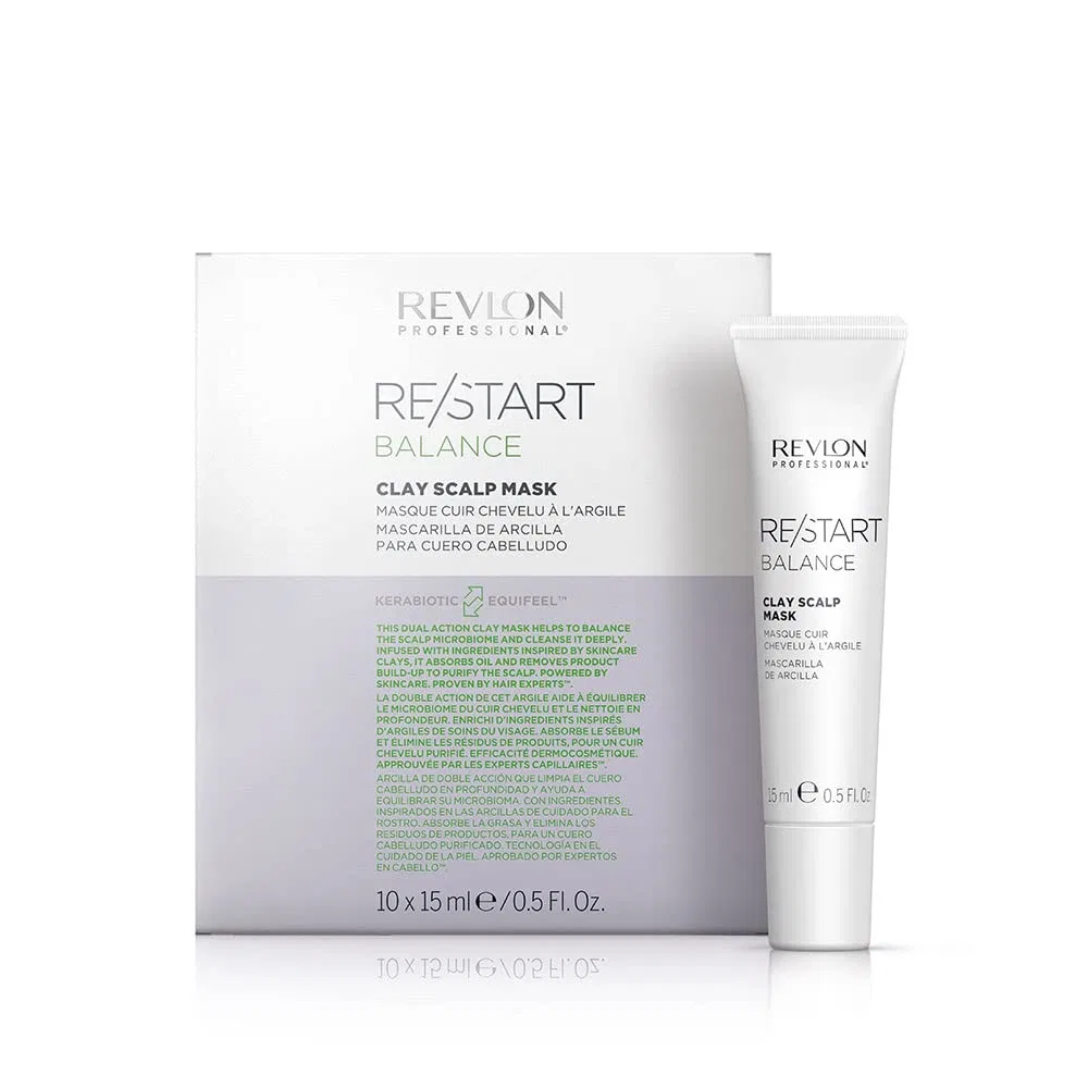 Маска для кожи головы RE/START Balance Clay Scalp Mask, 10 x 15 мл Revlon Professional — фото 2