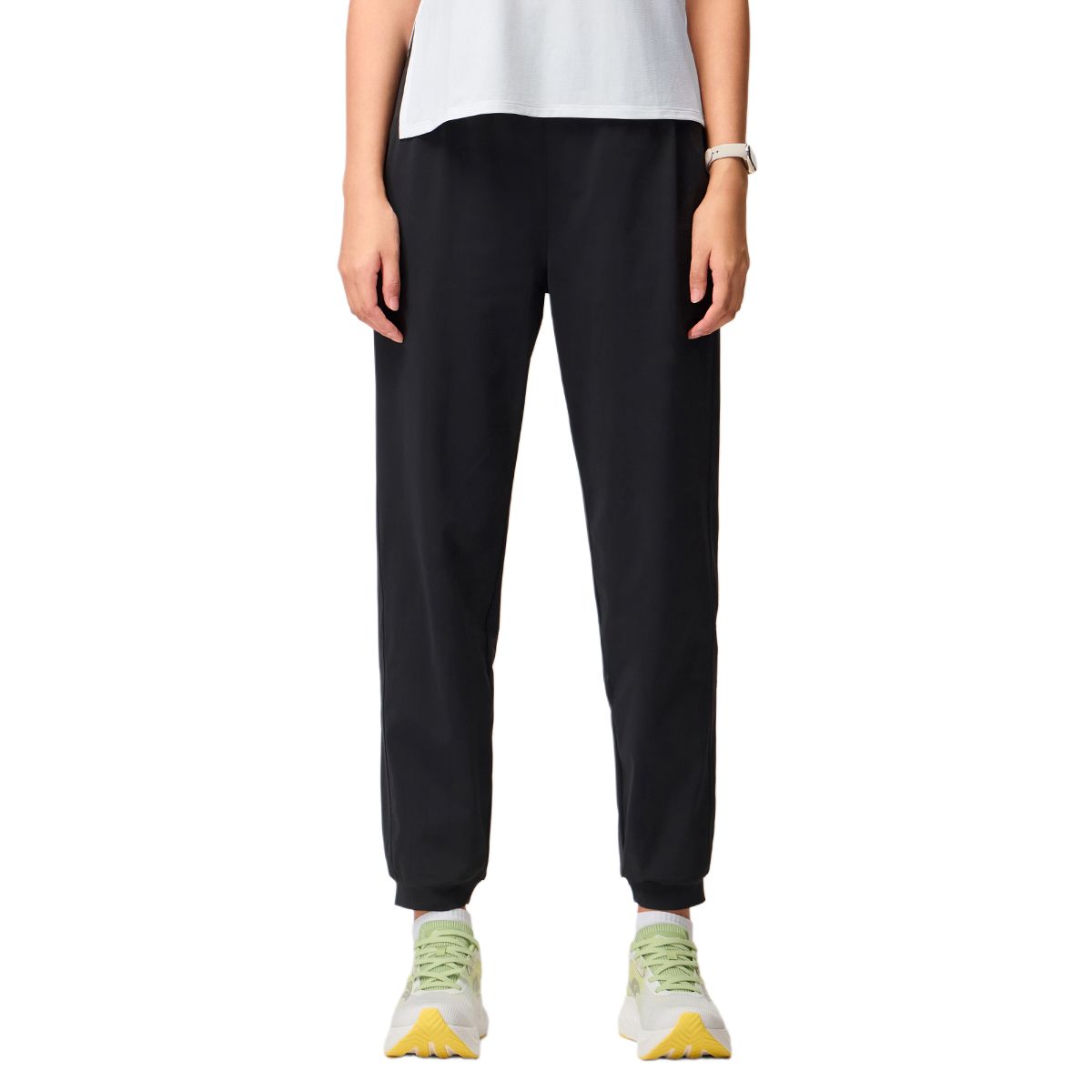 

Saucony Женские повседневные брюки, черные, средней высоты, с подворотами