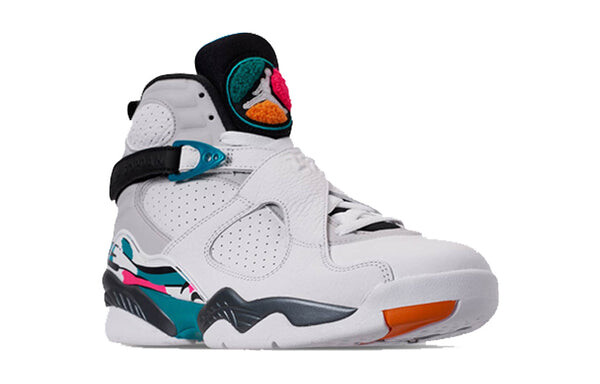 Кроссовки 8 ретро Air Jordan, белый — фото 2