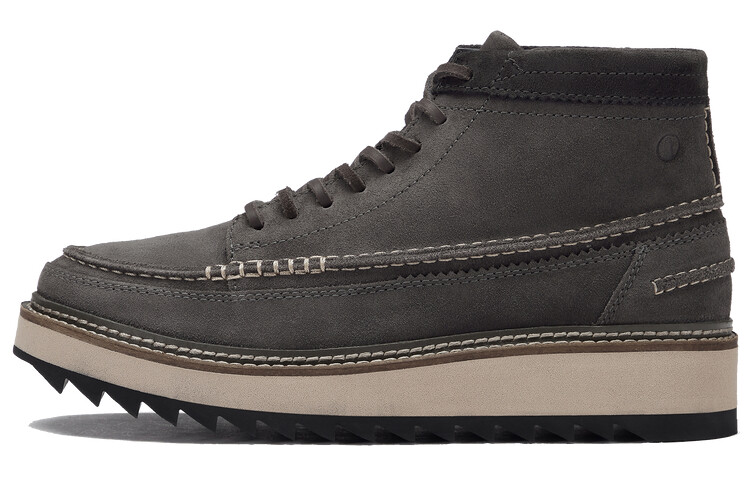 Женские ботинки Clarks на плоской подошве, темно-серый