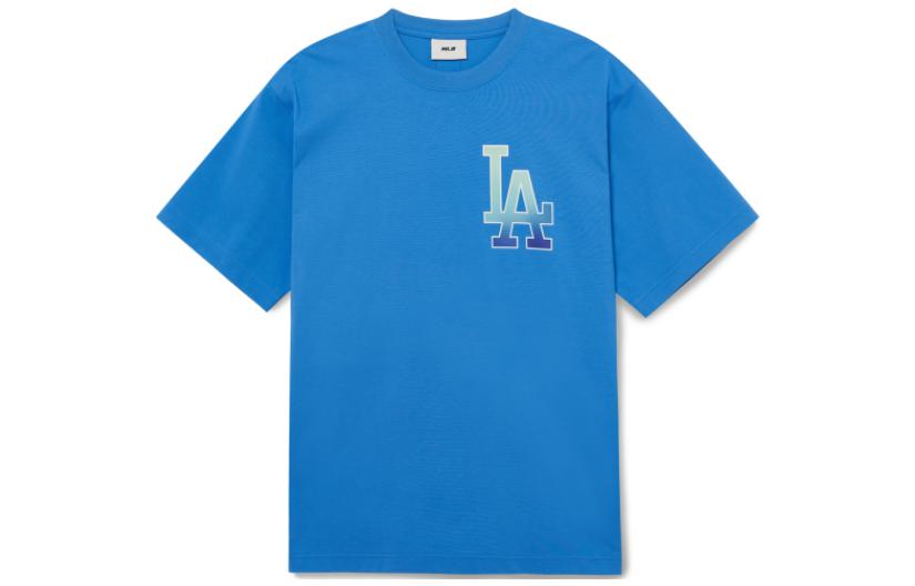 

MLB Футболка Los Angeles Dodgers с заниженной линией плеч, унисекс, синяя
