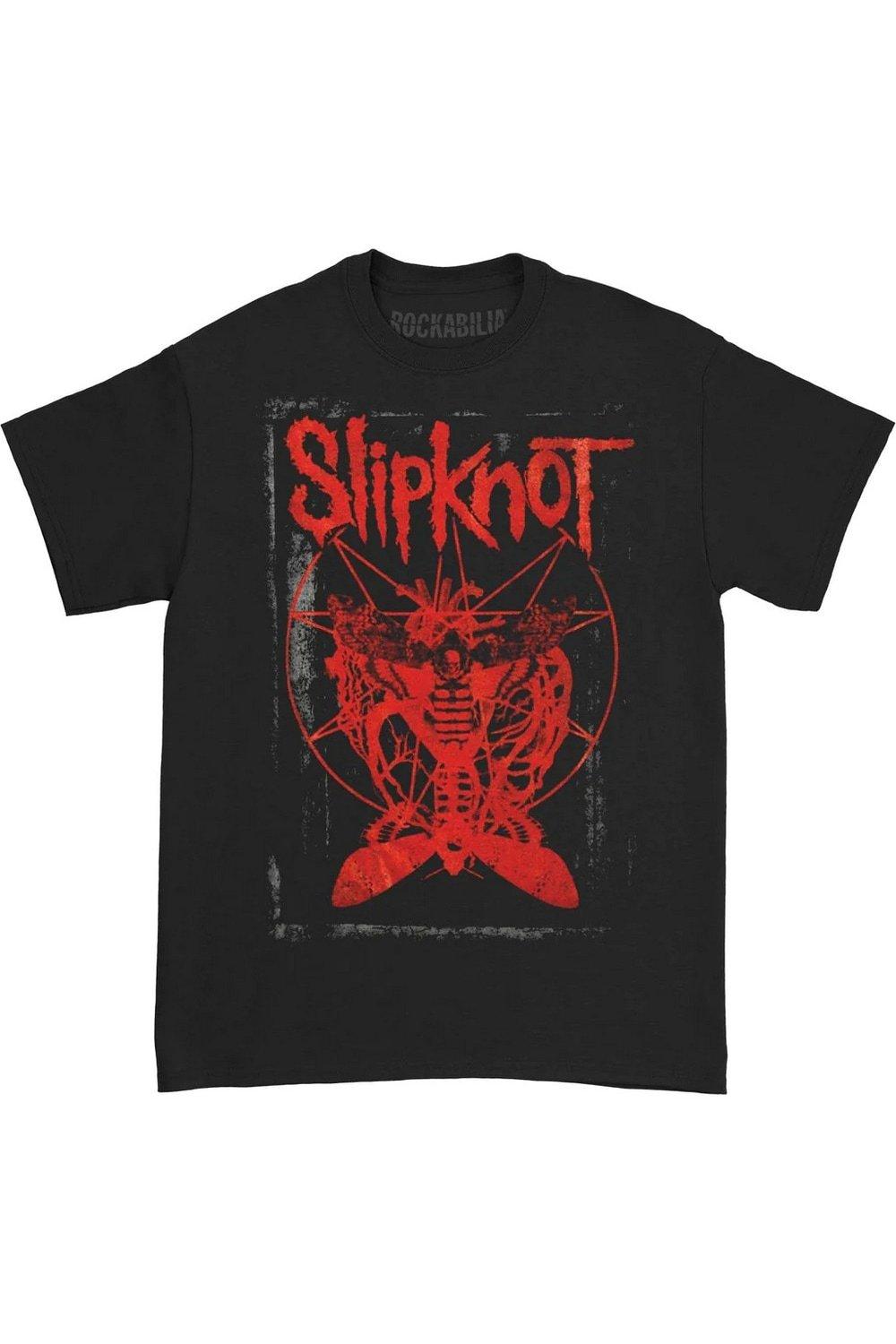 

Футболка с мертвым эффектом Slipknot, черный