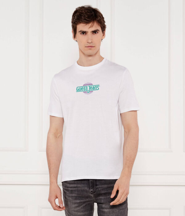 

Футболки Slim fit Guess Jeans, белый
