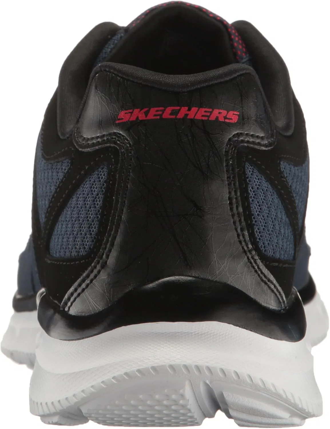 Мужские кроссовки Skechers Satisfaction 58350-bbk, 2-Black Navy Black — фото 2